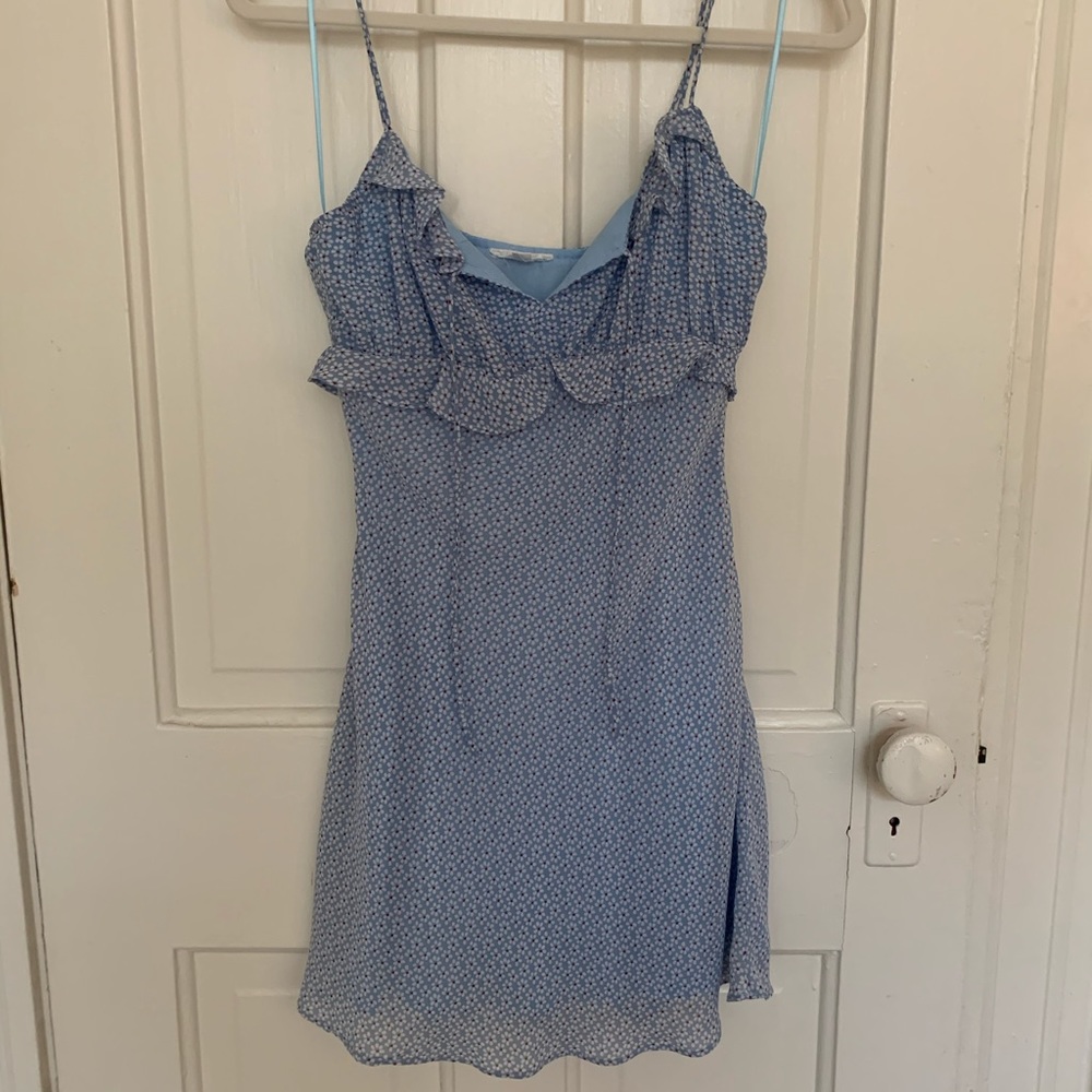 Printed Wildflower Mini Dress